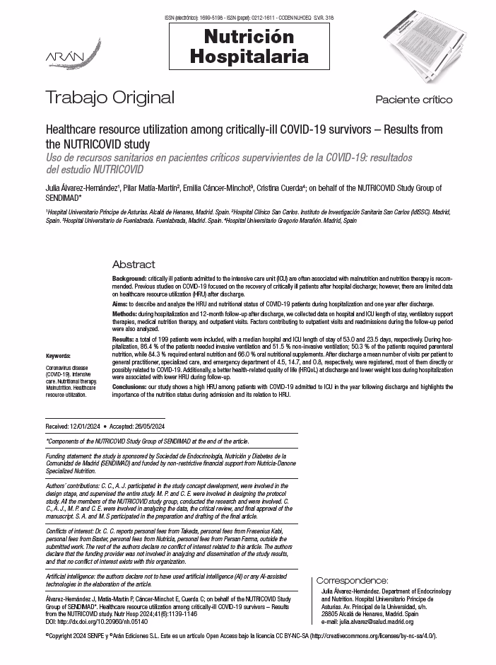 Healthcare Resource Utilization Among Critically ill COVID-19 Survivor